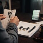 person, family characters, rings, gavel, calender, concept of What Happens If Your Ex Violates a Divorce Agreement in NJ?