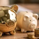 2 piggy banks with coins, concept of Can My Wife Take Half My Savings in a New Jersey Divorce?