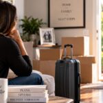 Woman considering should I move out during a divorce in NJ?